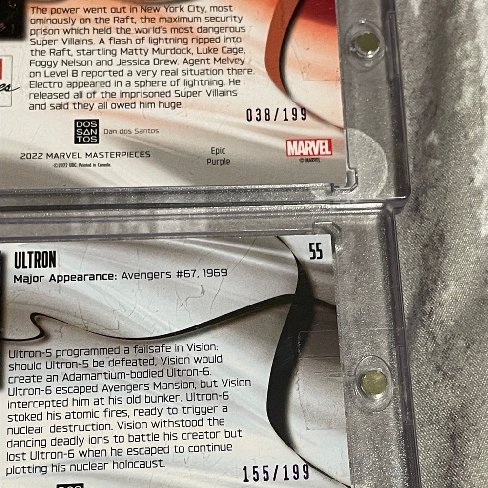 2022 Marvel Masterpieces lot. Orange and purple parallel,#’d. PRICE TO SELL!!!! - Picture 11 of 13